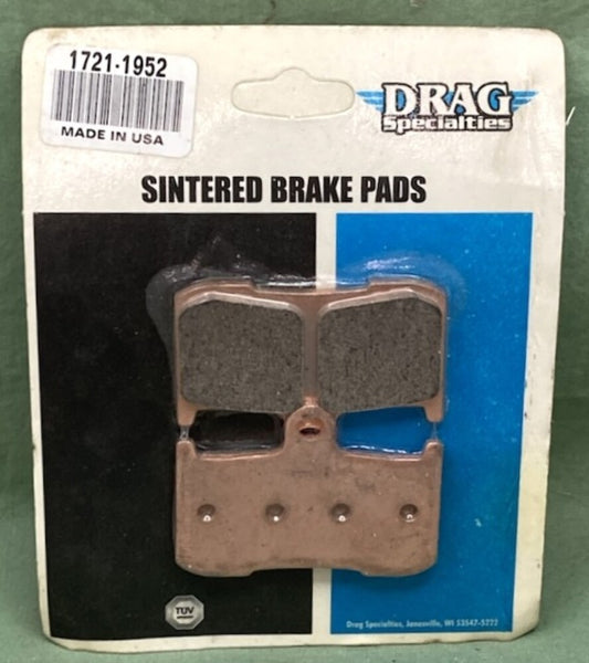 Drag Specialties 1721-1952 Sintered Brake Pad Set New Genuine