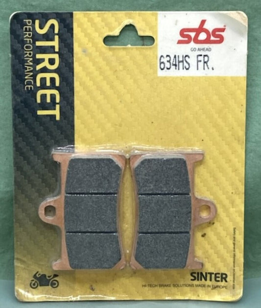 SBS 634HS FR. Street Performance Brake Pad Set New Genuine