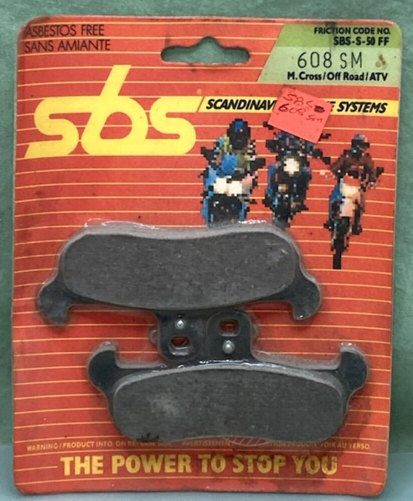SBS 608 SM Brake Pad Set New Genuine