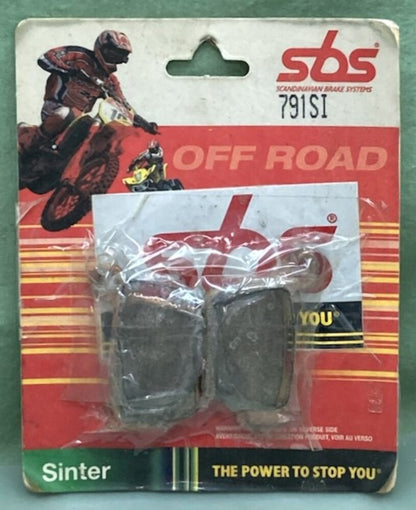 SBS 791SI Off Road Brake Pad Set New Genuine