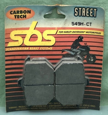 SBS 549H-CT Street Carbon Tech Brake Pad Set New Genuine