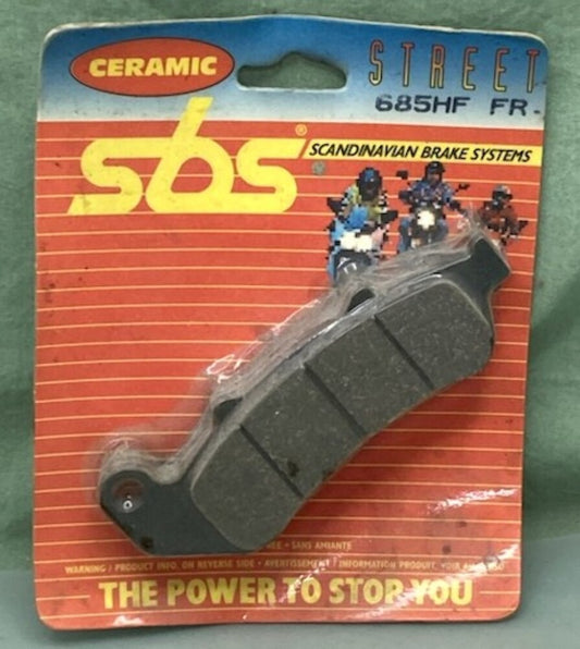 SBS 658HF FR. Ceramic Street Brake Pad Set New Genuine