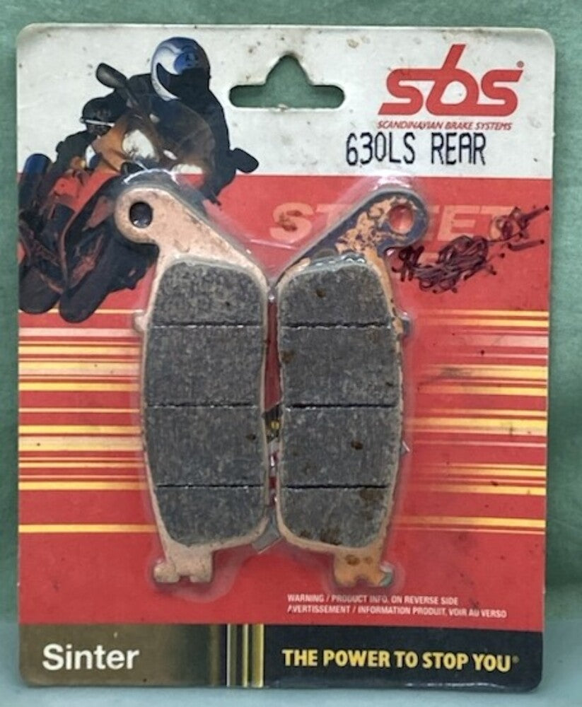 SBS 630LS Rear Sinter Street Brake Pad Set New Genuine