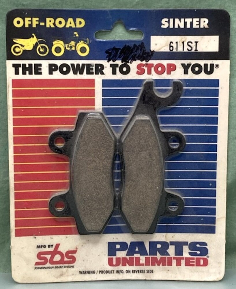 SBS 611SI Sinter Off-Road Brake Pad Set New Genuine
