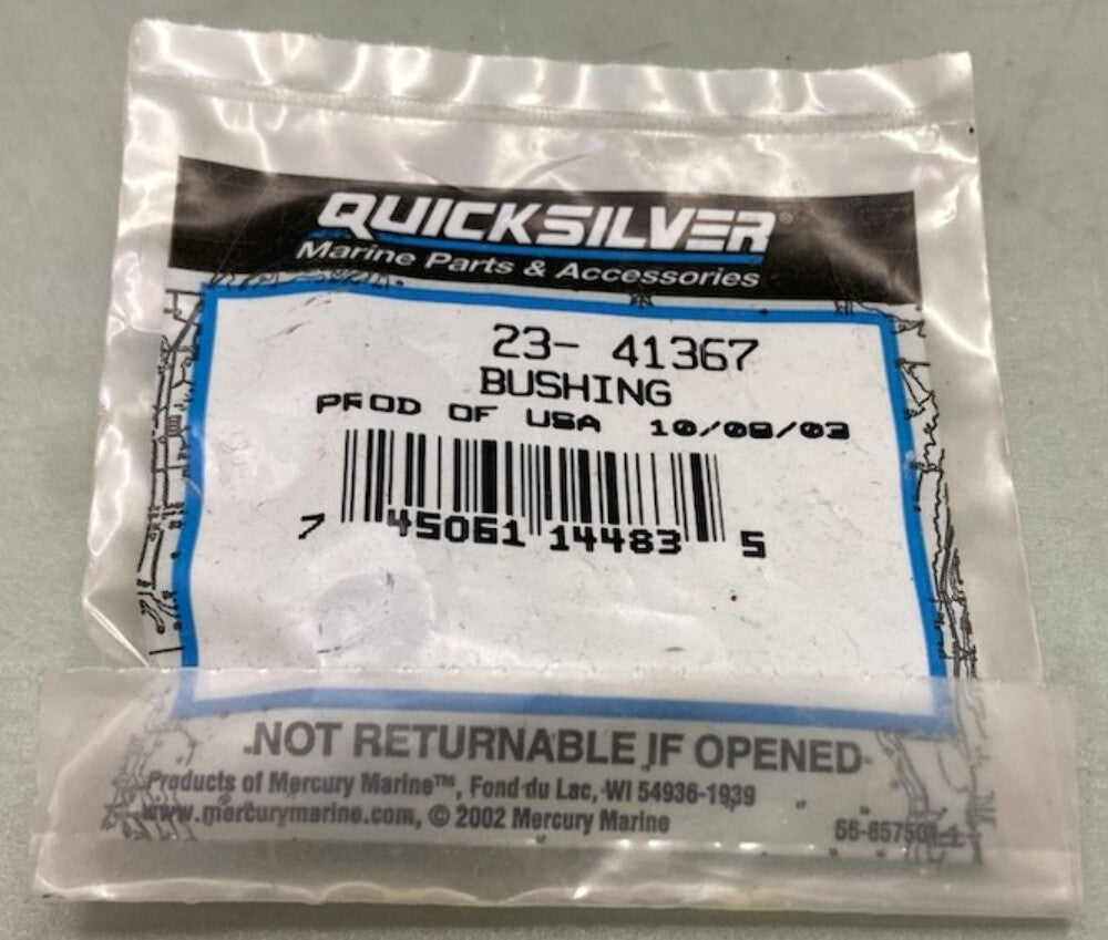 Mercury Quicksilver 23-41367 Bushing New Genuine