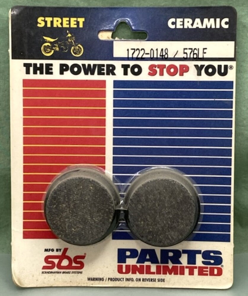 SBS 576LF Ceramic Street Brake Pad Set New Genuine