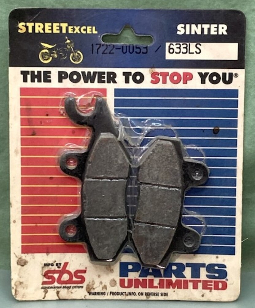 SBS 633LS Sinter Street Excel Brake Pad Set New Genuine