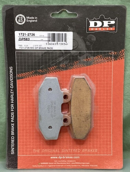 DP Harley 1721-2726 Brake Pad Set New Genuine
