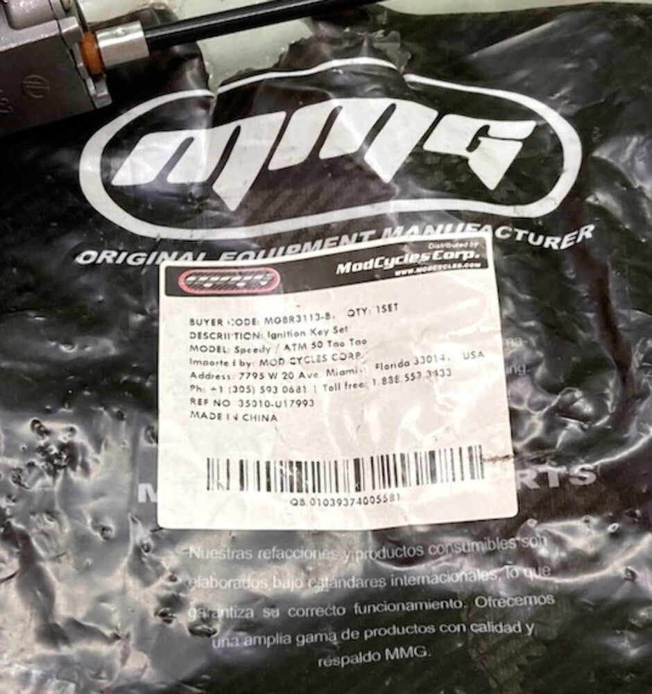 MMG MGBR3113-B Ignition Key Kit Incomplete Kit New Genuine