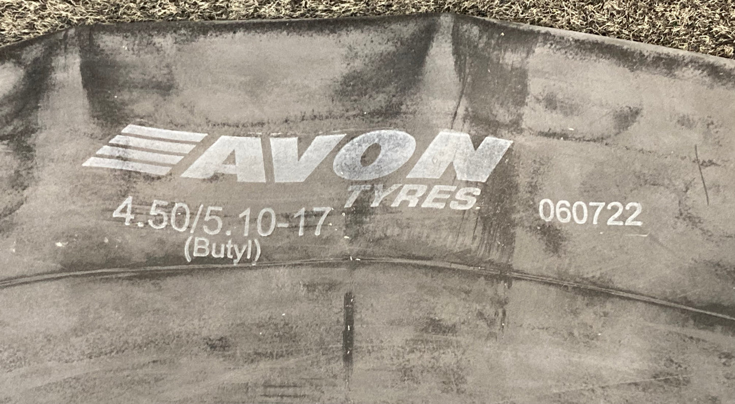 New Genuine Avon Tyres 0350-0468 MC Inner Tube 4.50/5.10-17 TR4