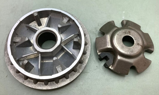 Replaces GY6 150cc Driver Clutch Variator Assembly New No Rollers