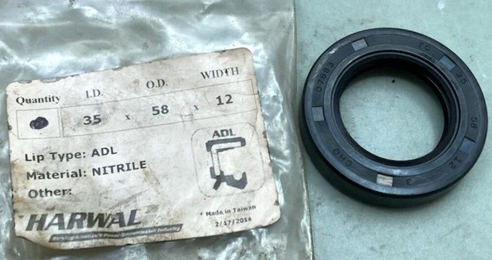 Harwal 07883 Rotary Shaft Oil Seal 35x58x12 New Genuine