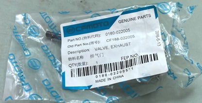 CFMoto 0180-022005 Exhaust Valve New Genuine