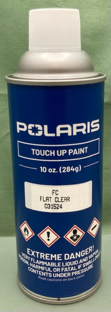 Polaris 031524 Flat Clear, Touch Up Spray Paint 10oz., New Genuine