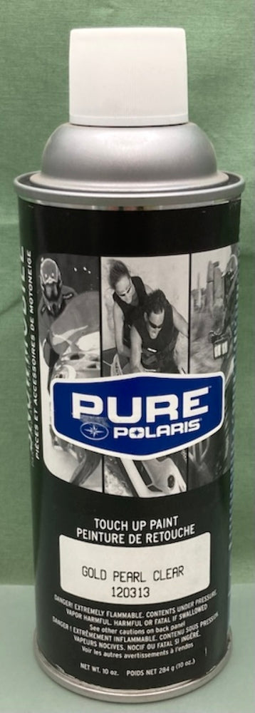 Polaris 120313 Gold Pearl Clear, Touch Up Spray Paint 10oz., New Genuine