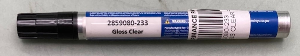 Polaris 2859080-233 Gloss Clear, Touch Up Paint Pen 0.39 fl. oz., New Genuine