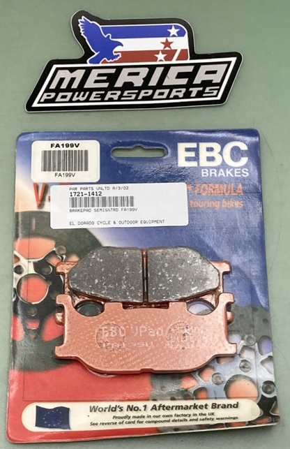 NEW GENUINE EBC FA199V Double H Sintered Break Pads
