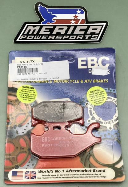 NEW GENUINE EBC FA317X High Performance Carbon Brake Pads