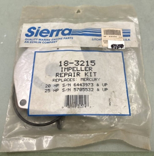 Sierra 18-3215 Impeller Repair Kit for Mercury New Genuine