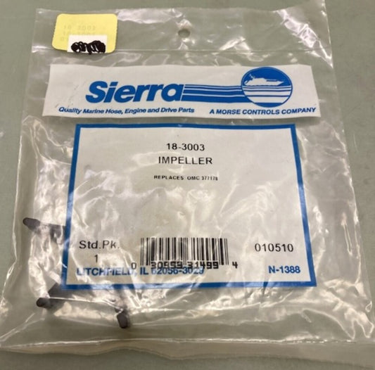 Sierra 18-3003 Impeller for OMC 377178 New Genuine