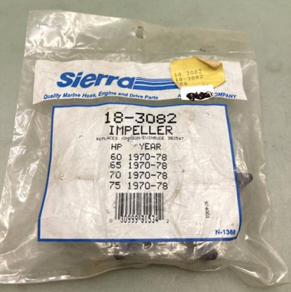 Sierra 18-3082 Impeller for Johnson/Evinrude 382547 New Genuine