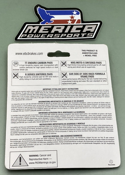 NEW GENUINE EBC FA367X High Performance Brake Pads