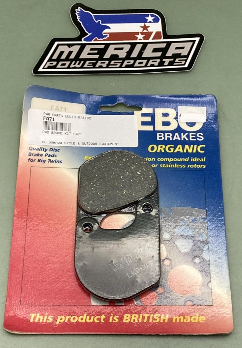 NEW GENUINE EBC FA71 Organic Brake Pads