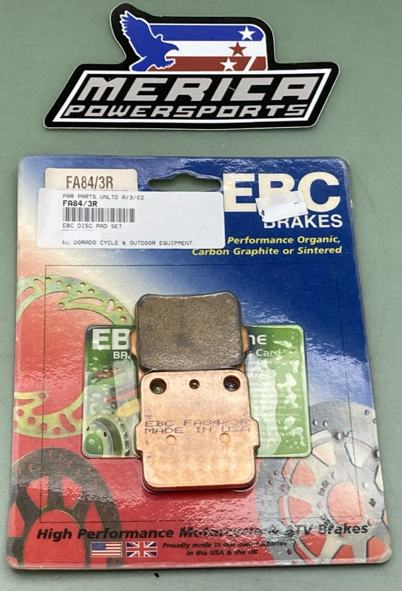 NEW GENUINE EBC FA84/3R High Performance Organic Carbon Brake Pads