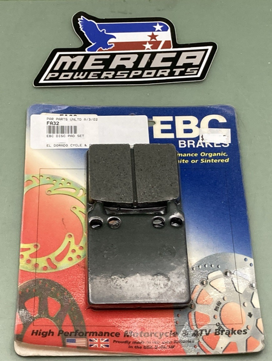 NEW GENUINE EBC FA32 High Performance Organic Brake Pads