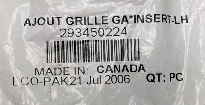 Sea-Doo 293450224 Grill Insert LH New Replaces