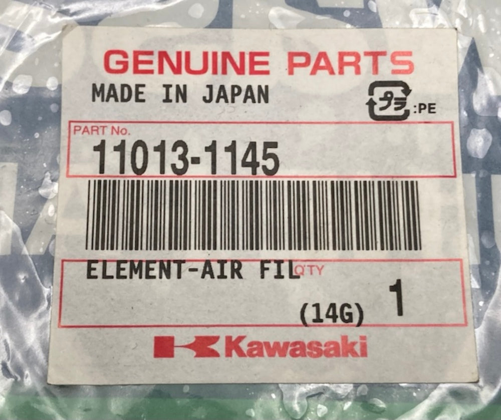 Kawasaki 11013-1145 Element Air Filter New Genuine