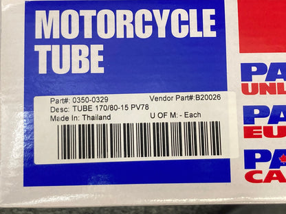 New Genuine Parts Unlimited 0350-0329 MC Tube 170/80-15 PV78