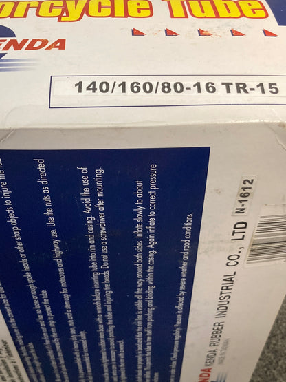 New Genuine Kenda N-1612 MC Tube 140/160/80-16 TR-15