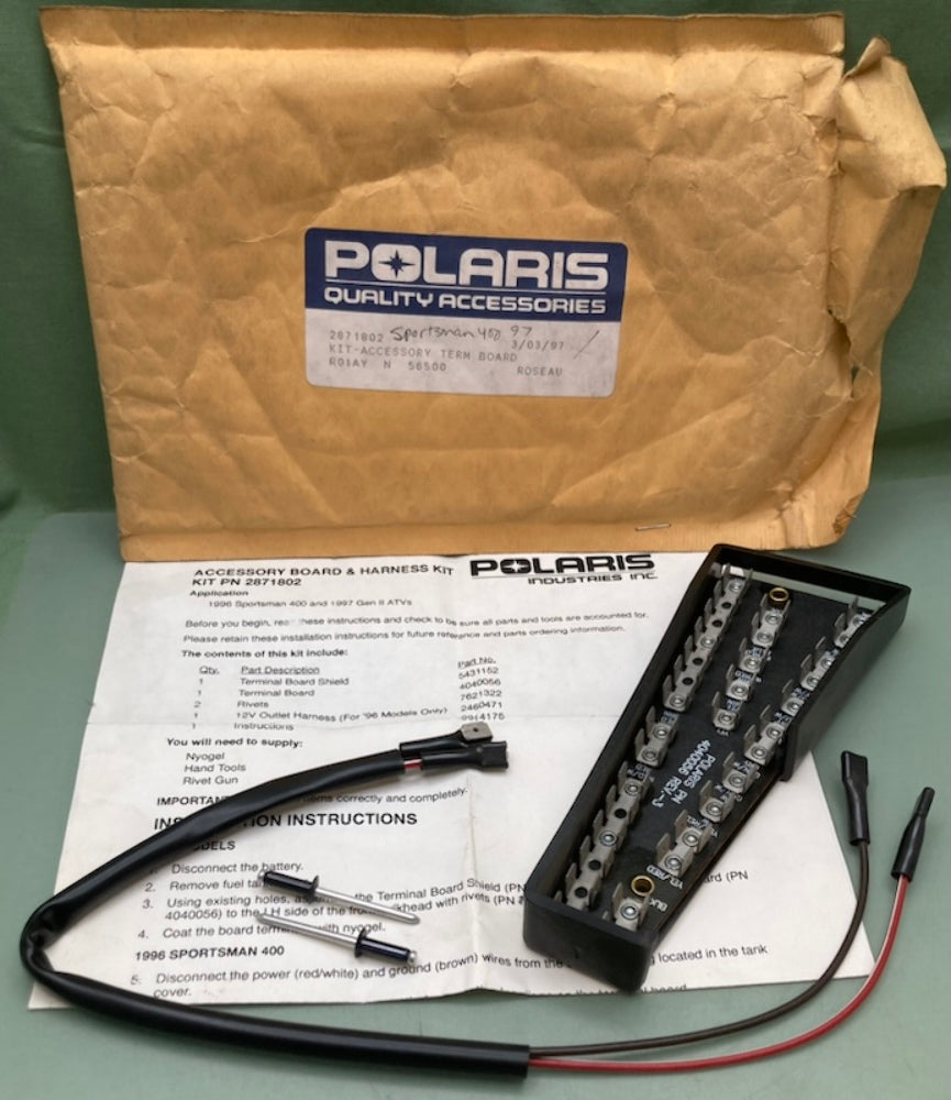 Polaris 2871802 Board Terminal Elec. Access Kit, New Genuine