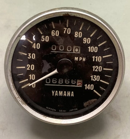 Yamaha Nippon Seiki 140mph Speedometer Gauge Genuine