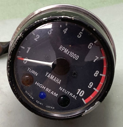 Yamaha Nippon Seiki Tachometer Gauge RPMx1000 Genuine
