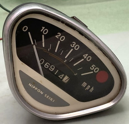 Honda 37200-098-671 Nippon Seiki Speedometer Gauge 50mph Replaces