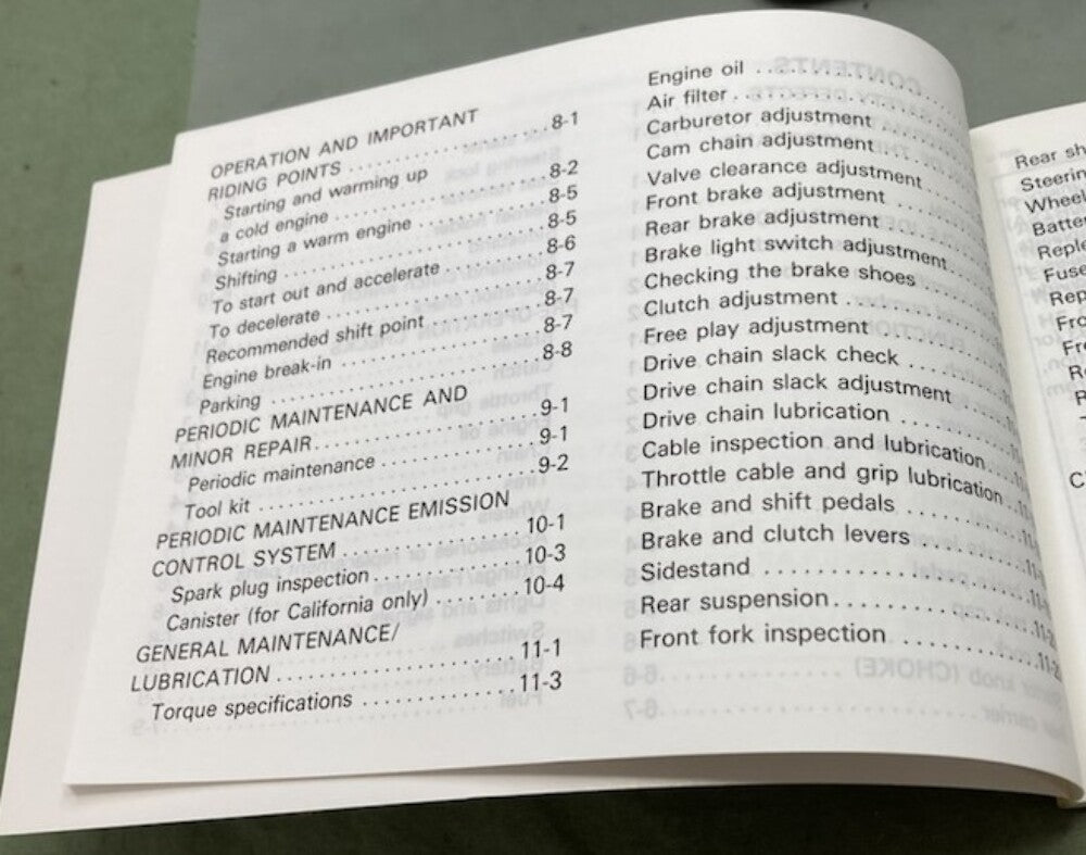 Yamaha LIT-11626-08-02 TW200D TW200DC Owner's Manual 1991 Genuine