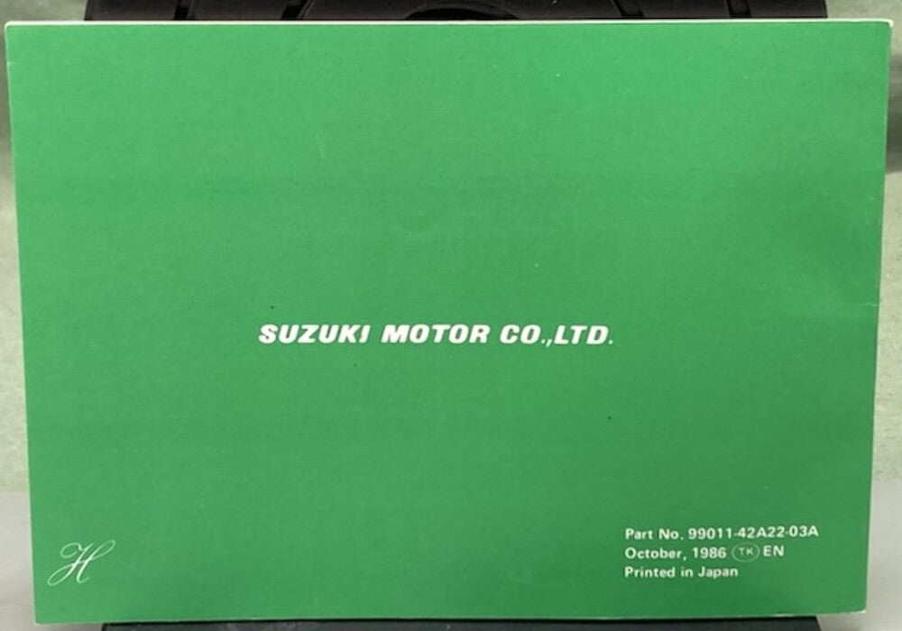 Suzuki 99011-42A22-03A SP200 Owner's Manual 1986 Genuine