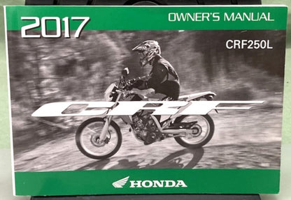 Honda 31KZZA41 CRF250L Owner's Manual 2017 Genuine