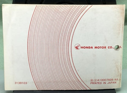 Honda 3139103 XL175 Owner's Manual 1977 Genuine