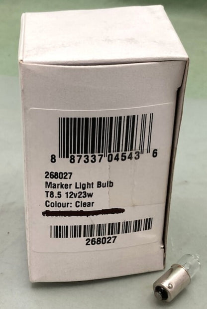 Bike Master 268027 Marker Light Bulb T8.5 12v 23w New Replaces