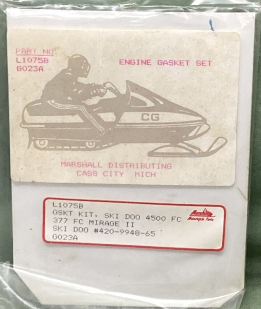 Ski Doo 420-9948-65 Engine Gasket Set for Mirage II L1075B New Replaces