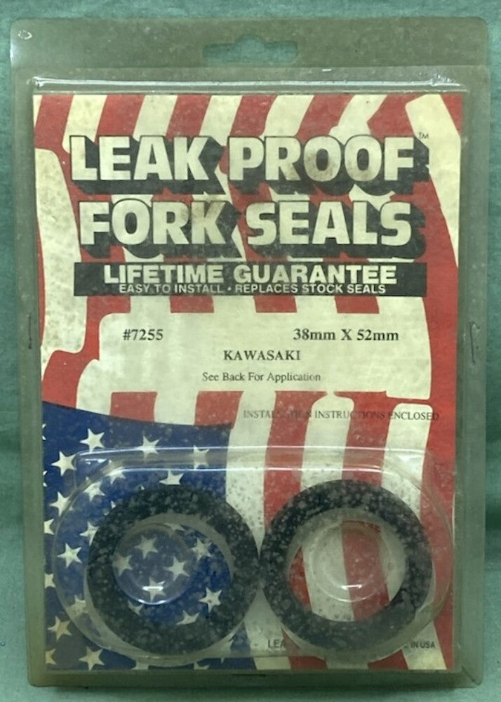 Leak Proof Fork Seals 7255 for Kawasaki 38mm x 52mm New Genuine