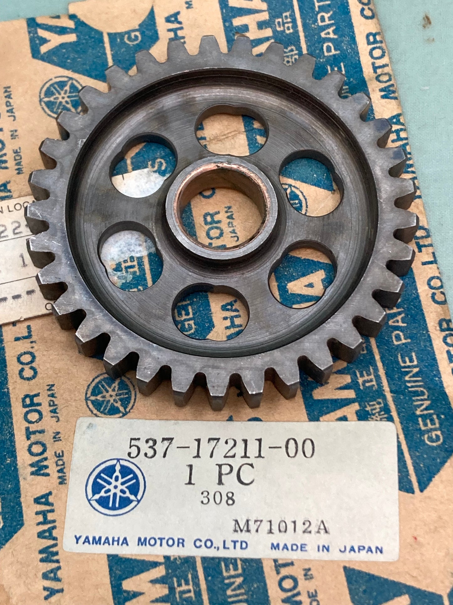 New Genuine Yamaha 537-17211-00 Gear, 1St, Wheel