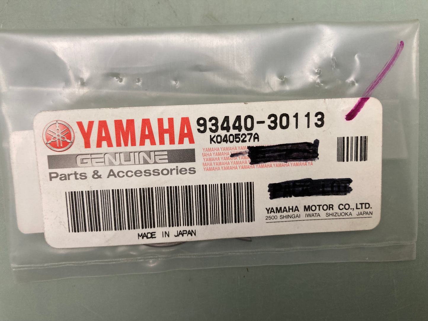 Qty 3 New Genuine Yamaha 93440-30113 Circlip, Outer