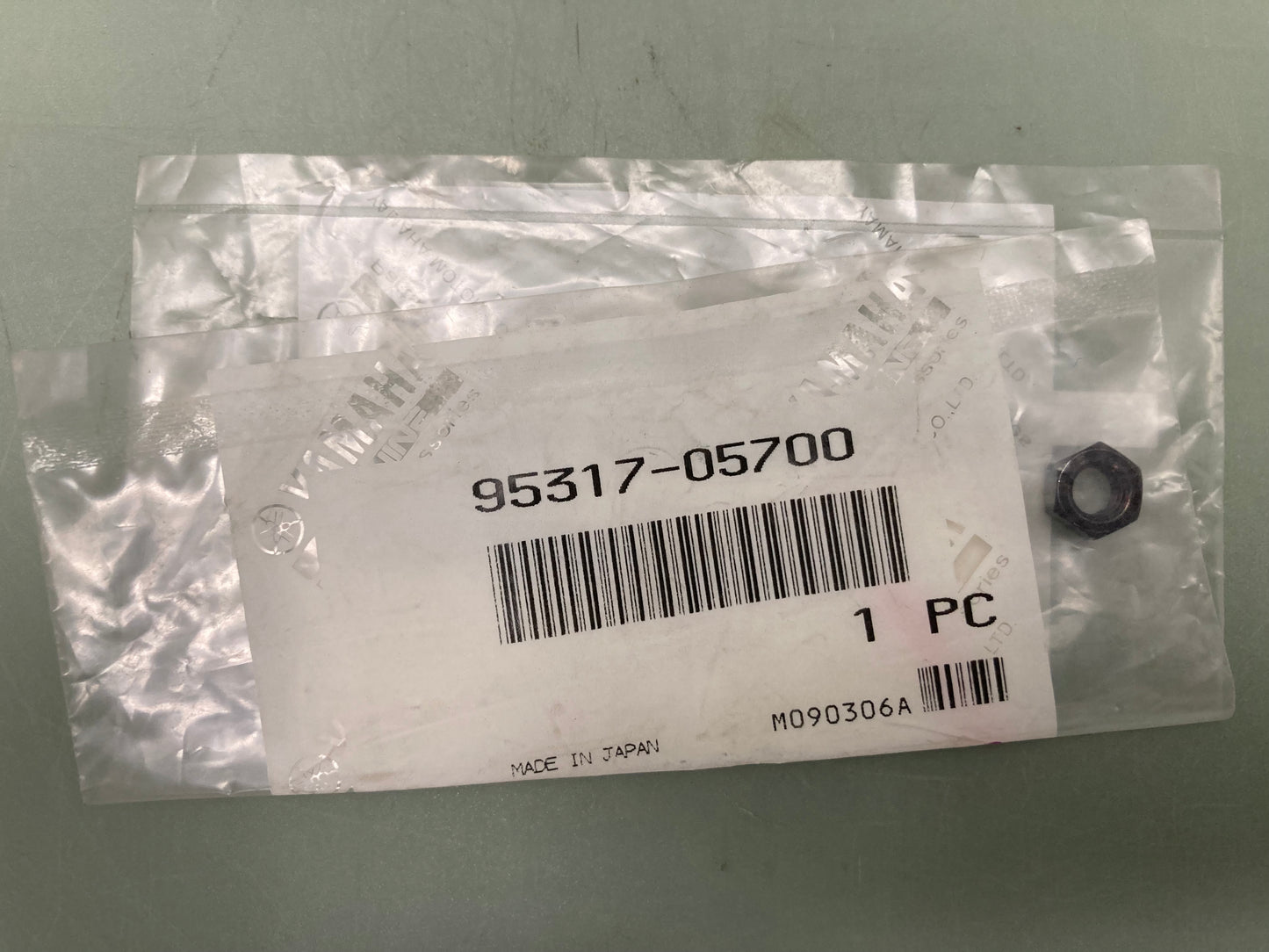 New Genuine Yamaha 95317-05700 Nut, Hexagon, Small