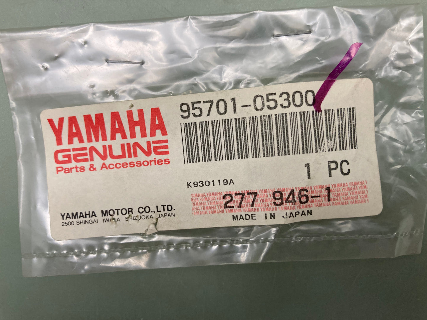 Qty 3 New Genuine Yamaha 95701-05300 Flange Nut
