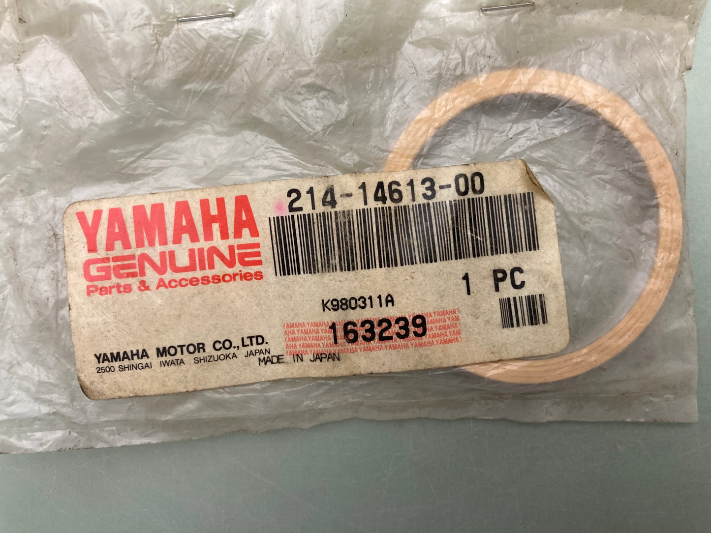 New Genuine Yamaha 214-14613-09-00 Gasket, Exhaust, Pipe