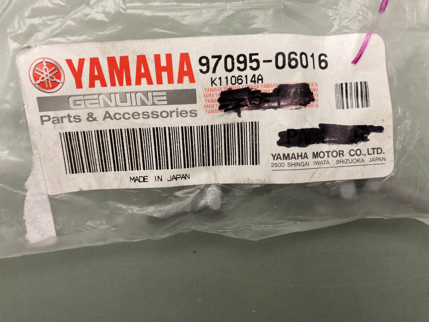 Qty 4 New Genuine Yamaha 97095-06016 Bolt, Hexagon, Deep, Recess